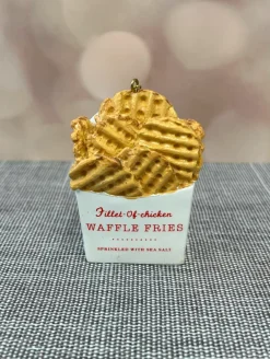 Kurt Adler Fast Food Chicken Sandwich, Nuggets and Fries Christmas Ornament A2442 New