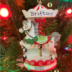 Polar X Nostalgic Carousel Personalized Christmas Ornament OR2392 Best