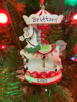 Polar X Nostalgic Carousel Personalized Christmas Ornament OR2392 Best