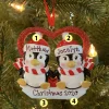 Polar X Penguin Couple First Christmas Personalized Christmas Ornament OR1721 Best