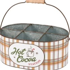 Primitives By Kathy 12" Christmas Hot Cocoa Station Caddy 119060 Online