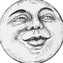 Primitives By Kathy 18" Man In The Moon Halloween Wall Decoration 114335 Discount