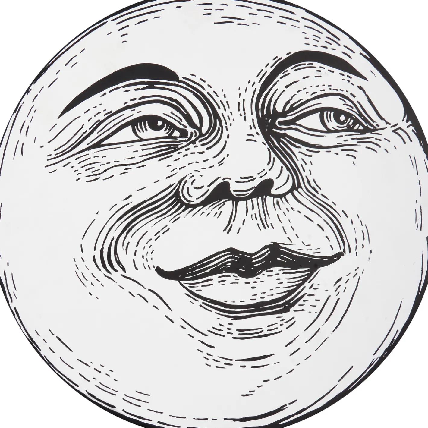 Primitives By Kathy 18" Man In The Moon Halloween Wall Decoration 114335 Discount