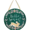 Primitives By Kathy 12" Wooden Hello Spring Wall Decor Sign 101730 Sale