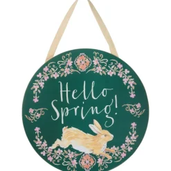 Primitives By Kathy 12" Wooden Hello Spring Wall Decor Sign 101730 Sale