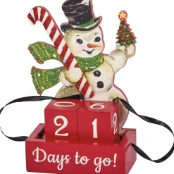 Primitives By Kathy Snowman Days To Go Christmas Countdown 115323 Sale