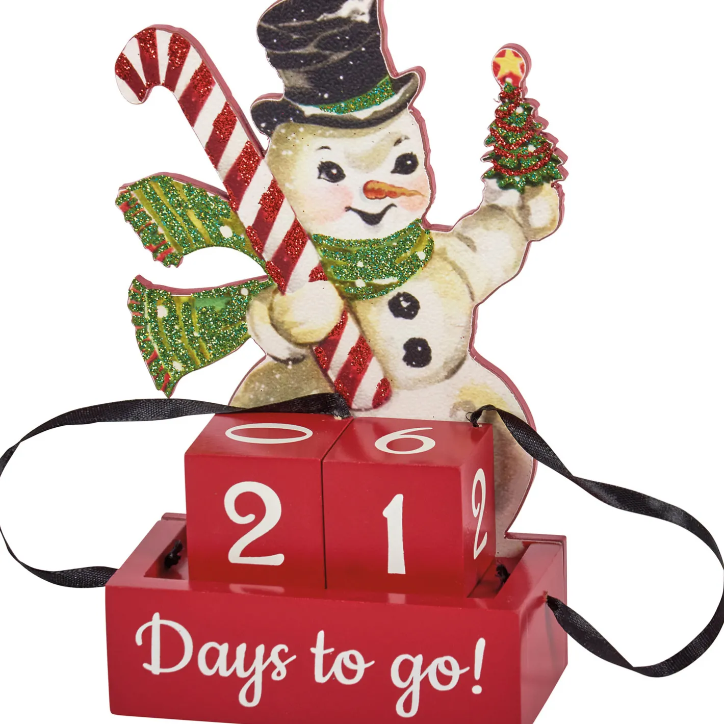 Primitives By Kathy Snowman Days To Go Christmas Countdown 115323 Sale