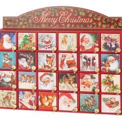 Primitives By Kathy Vintage Santa Claus Advent Calendar Christmas Countdown 115344 Sale