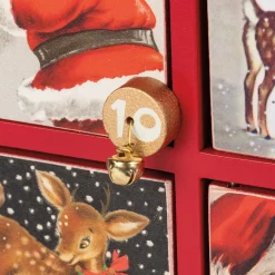 Primitives By Kathy Vintage Santa Claus Advent Calendar Christmas Countdown 115344 Sale