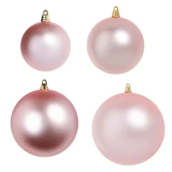 Raz Imports Raz 3", 4", 6", or 10" Large Pink Matte Ball Christmas Ornaments Hot