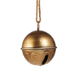 Raz Imports Raz 5", 7", or 8" Gold Sleigh Bell Christmas Decoration Sale