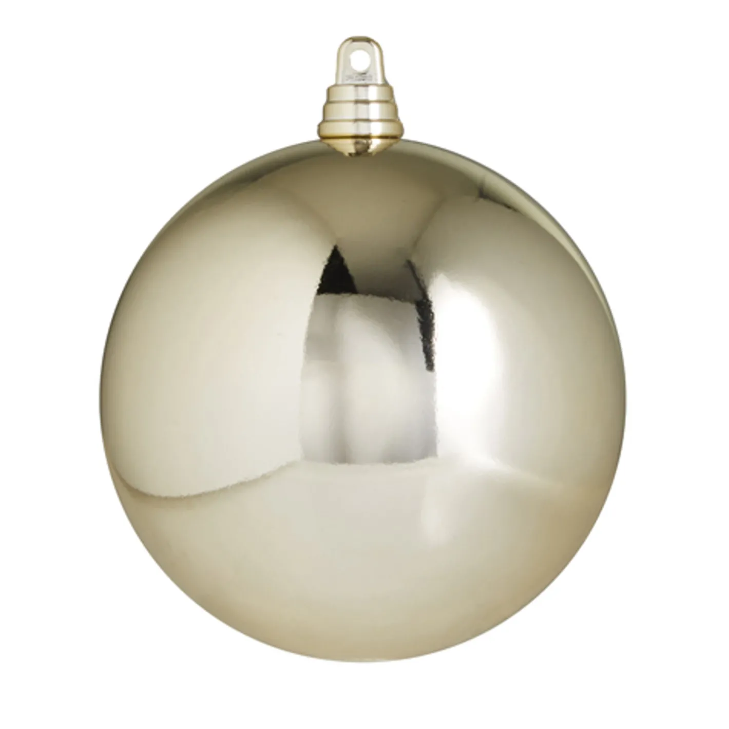 Raz Imports Raz 3", 4", or 6" Large Champagne Shiny Ball Christmas Ornaments