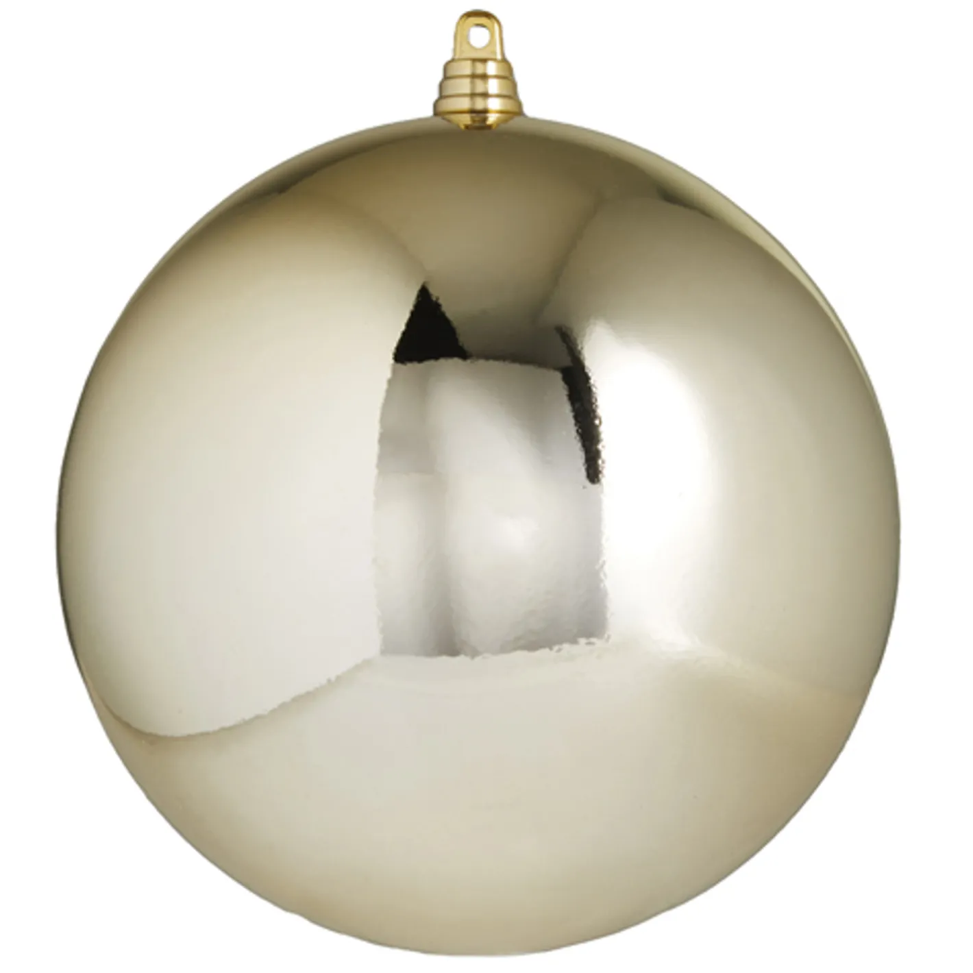 Raz Imports Raz 3", 4", or 6" Large Champagne Shiny Ball Christmas Ornaments