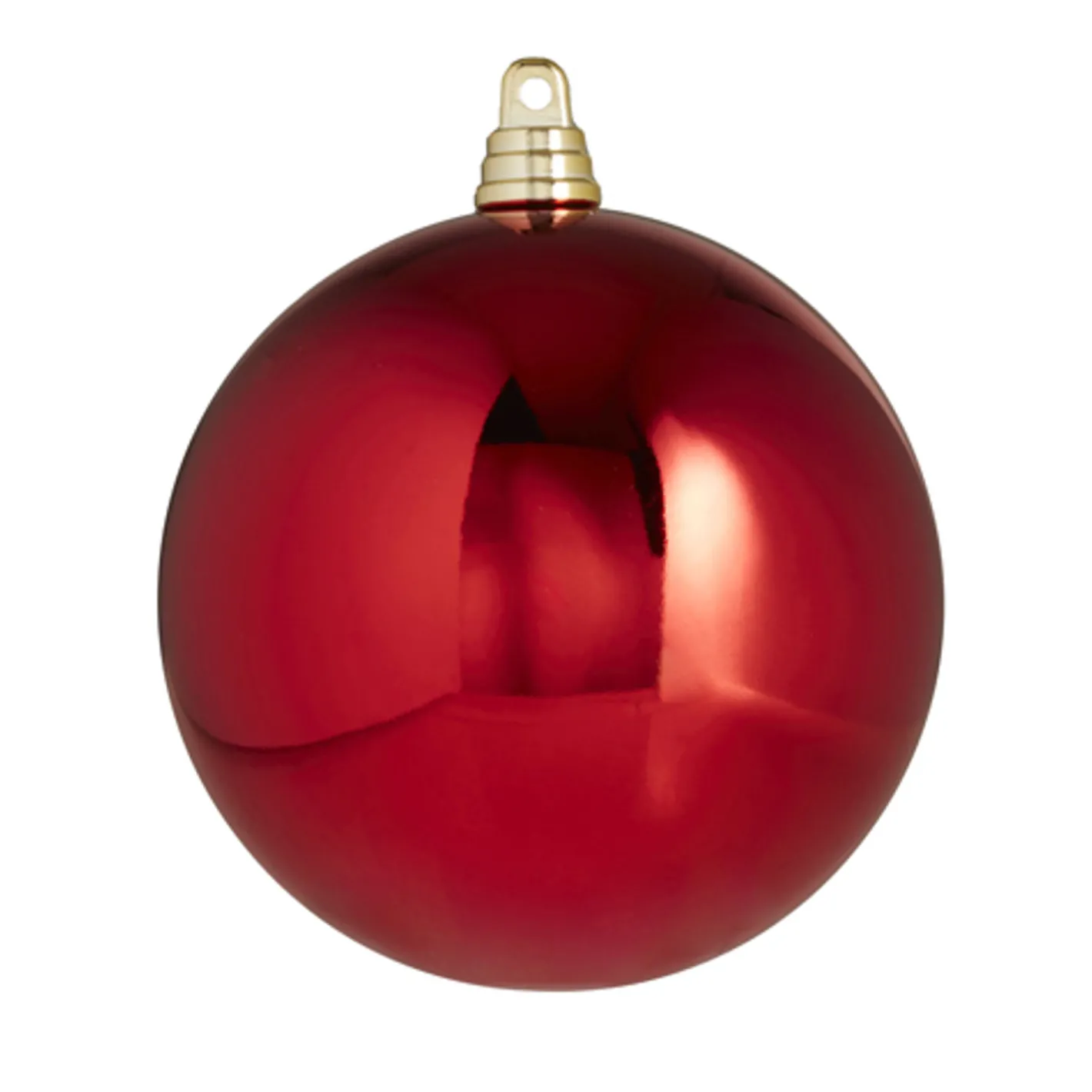 Raz Imports Raz 3", 4", or 6" Large Red Shiny Ball Christmas Ornaments Hot