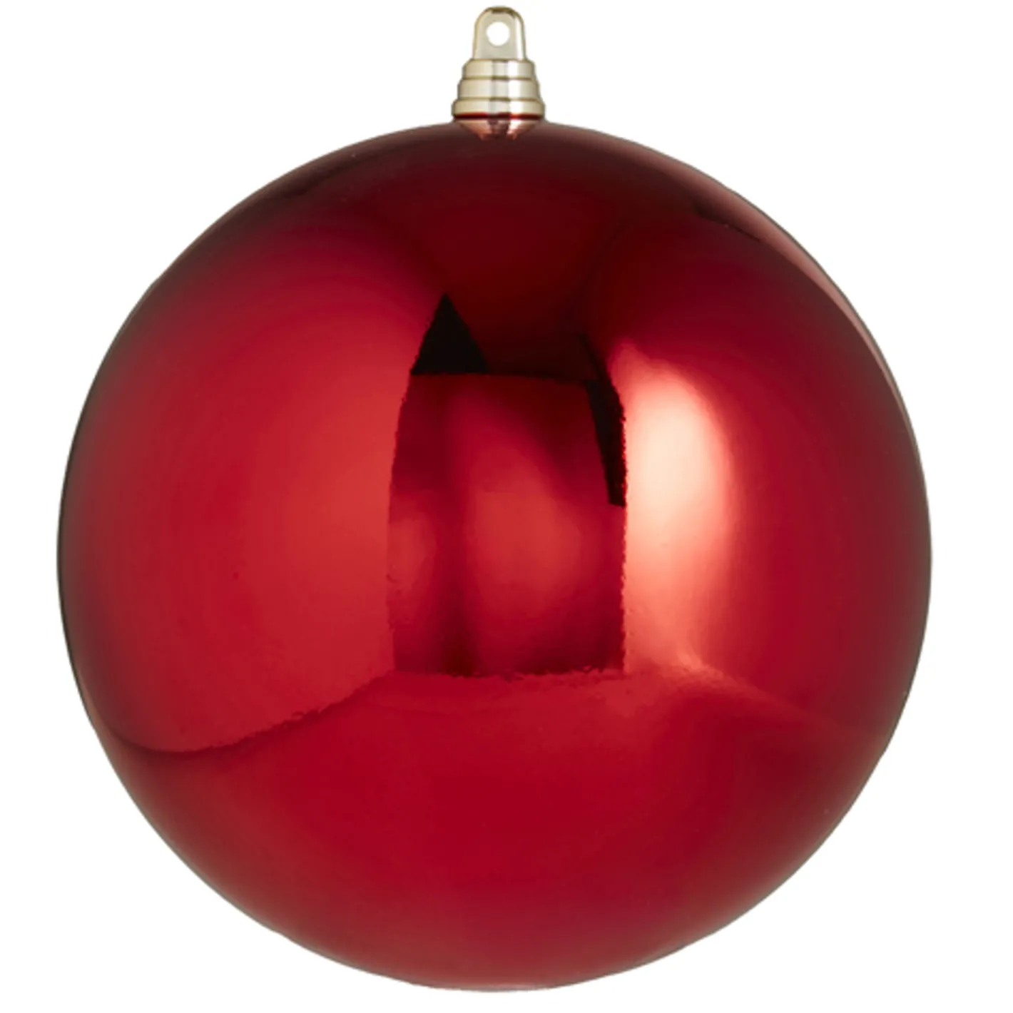 Raz Imports Raz 3", 4", or 6" Large Red Shiny Ball Christmas Ornaments Hot