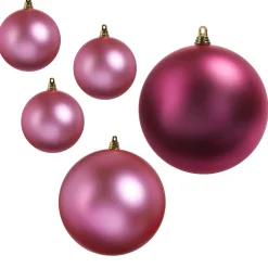 Raz Imports Raz 4", 6", or 10" Matte Fuchsia Ball Christmas Ornament