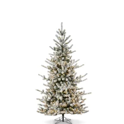 Raz Imports Raz 7.5', 9', or 12' O Tannenbaum Snowy Rocky Mountain Spruce Christmas Tree with LED Lights Online