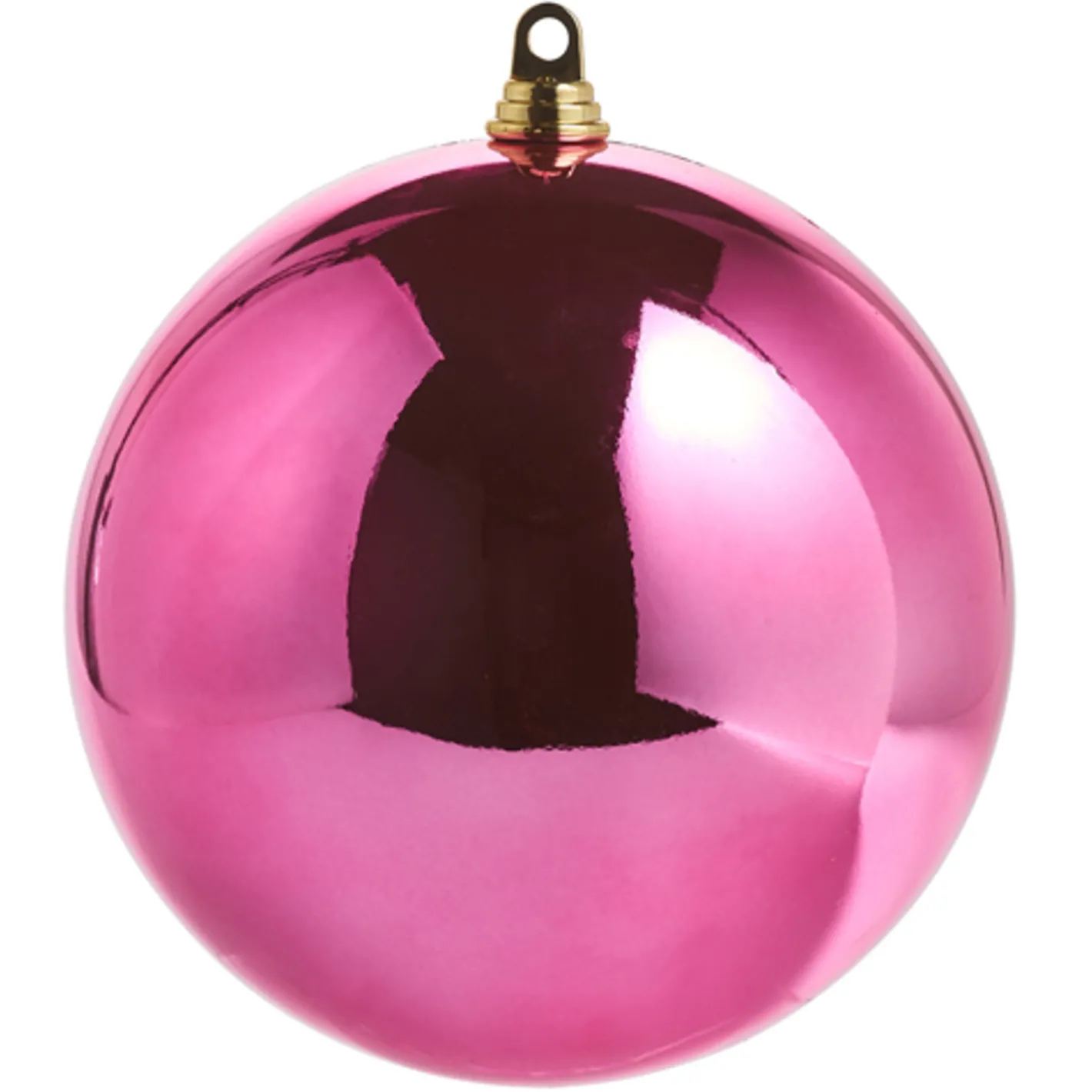 Raz Imports Raz 4", 6", or 10" Shiny Fuchsia Ball Christmas Ornament Online
