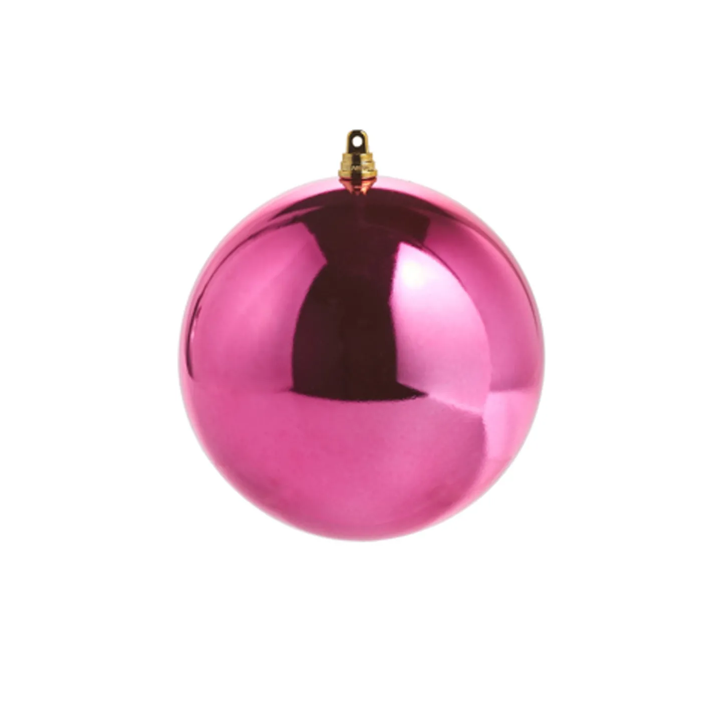 Raz Imports Raz 4", 6", or 10" Shiny Fuchsia Ball Christmas Ornament Online