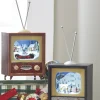 Raz Imports Raz 10" Animated Musical Television Christmas Decoration 3516162