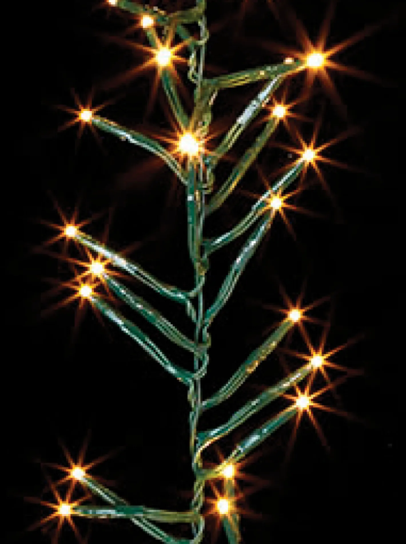 Raz Imports Raz 15' Battery Operated Cluster Garland Green Wire with White Compact Christmas Lights G3937045 Outlet