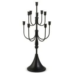 Raz Imports Raz 25.5" Black Candelabra Taper Candle Holder 4559212 Online