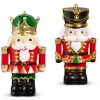 Raz Imports Raz 12.5" Black Hat or Green Hat Lighted Nutcracker Christmas Decoration Sale