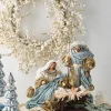 Raz Imports Raz 15" Blue and Gold Holy Family Christmas Figures Set 4510652 Discount