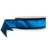 Raz Imports Raz 1.5" Blue Velvet Metallic Wired Christmas Ribbon R4527872 New