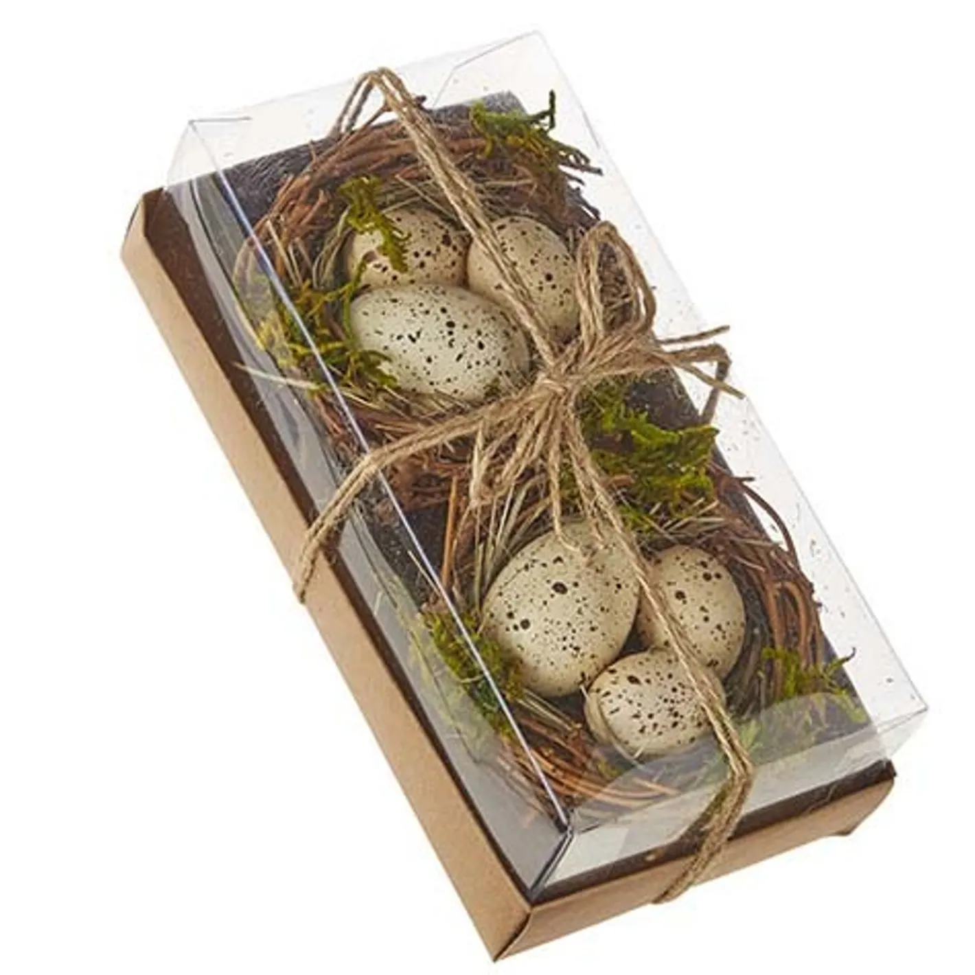 Raz Imports Raz 3" Box of Nested Speckled Eggs Decoration 4216034 Outlet