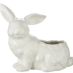 Raz Imports Raz 8.5" Bunny Container Easter Decoration 4216087 Sale