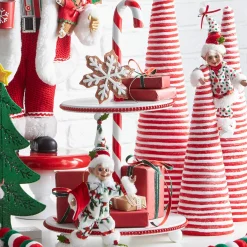 Raz Imports Raz 17" Candy Cane Tiered Stand Christmas Decoration 4525951 Discount
