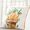 Raz Imports Raz 14" Carrot Patch Easter Pillow 4419321