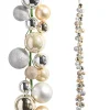 Raz Imports Raz 6' Champagne Ball Garland G4432706