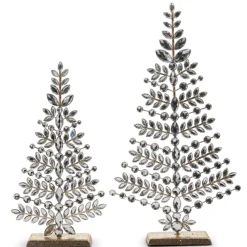 Raz Imports Raz 19" Clear Jeweled Christmas Tree Figure 4513512 Sale