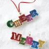 Raz Imports Raz 5.5" Colorful Cheer or Merry Glass Christmas Ornament 4152856 Online