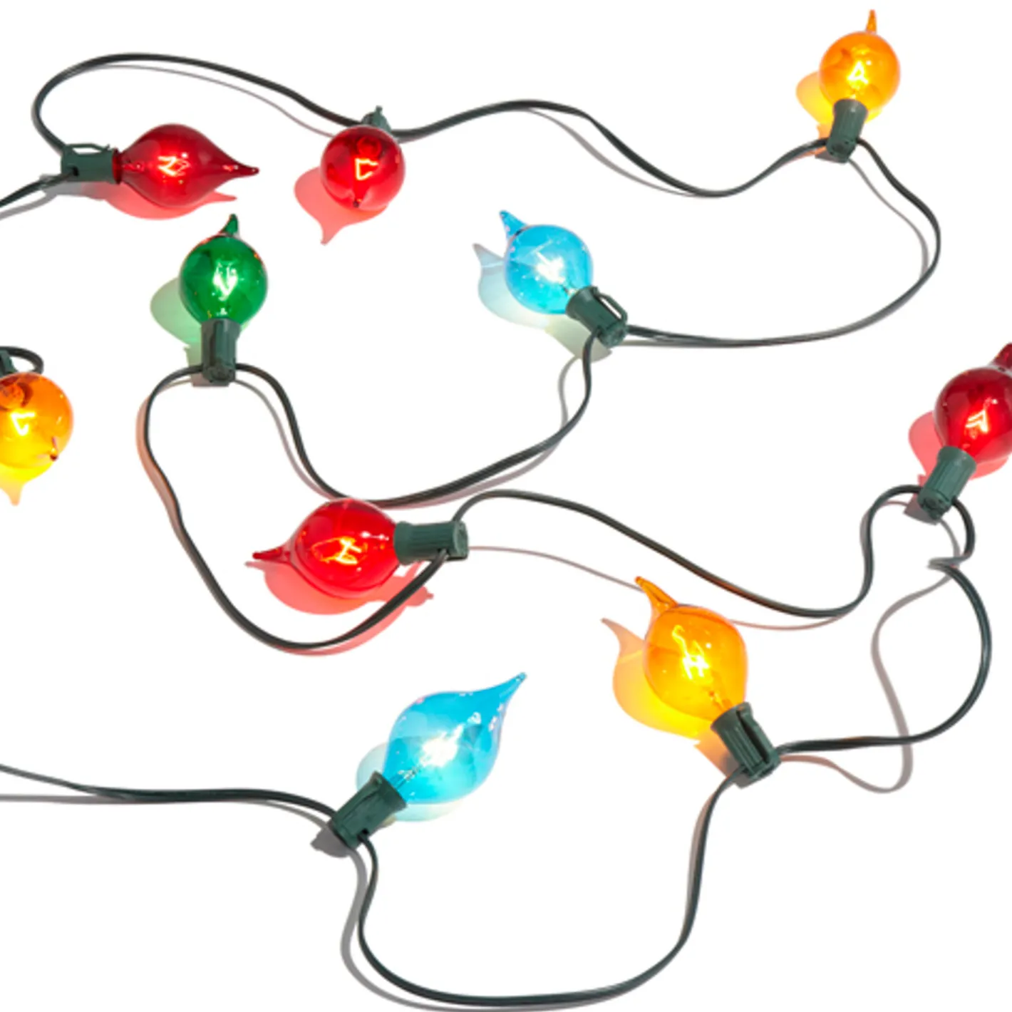Raz Imports Raz 14' Connectable Shiny Kismet String Multicolor Lights L4237037 Outlet