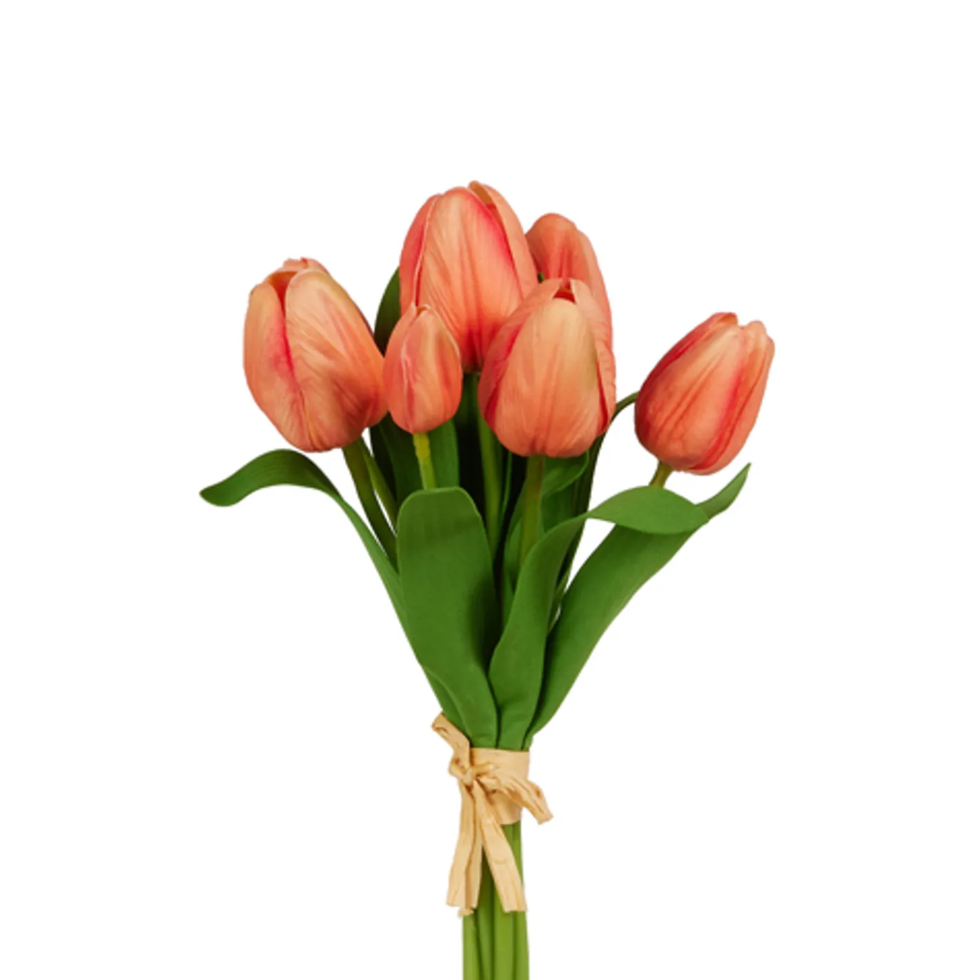 Raz Imports Raz 12" Coral, Yellow, or White Real Touch Tulip Bundle Sale