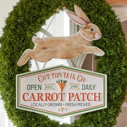 Raz Imports Raz 19" Cottontail Co. Hanging Easter Sign 4411201 Online