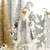 Raz Imports Raz 18" Disco Silver Santa Christmas Figure 4515538