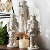 Raz Imports Raz 11.75" Distressed Whitewashed Nutcracker Christmas Figures 4512160 Discount