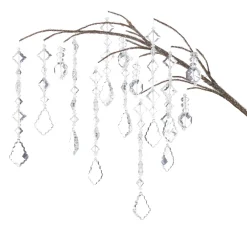 Raz Imports Raz 34" Dripping Jewel Christmas Tree Stem Pick F4017567 Discount