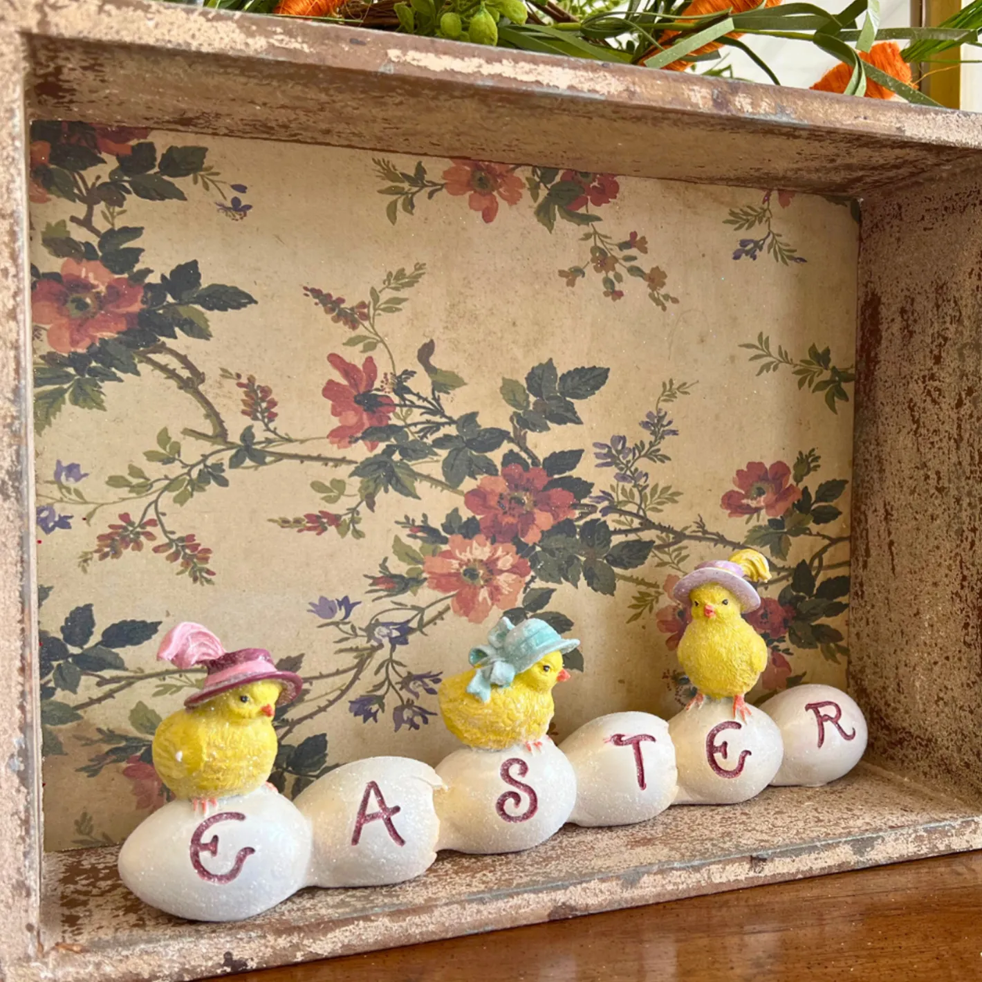 Raz Imports Raz 11" Easter Chicks on Eggs Easter Decoration 4211095 New