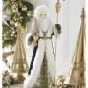 Raz Imports Raz 22.25" Emerald Green Santa with Staff Christmas Decoration 4210227 Best