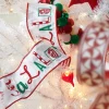 Raz Imports Raz 4" Fa La La Double Sided Wired Christmas Ribbon R4527777