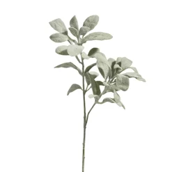 Raz Imports Raz 18" Flocked Lamb's Ear Christmas Tree Pick F4422680 Hot