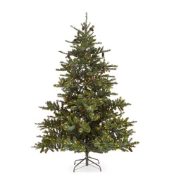 Raz Imports Raz 7.5' Forever Lit Green Big Sky Spruce Christmas Tree T4352009 Hot