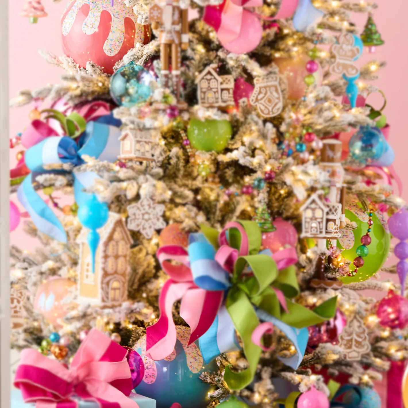 Raz Imports Raz 10" Frosted with Sprinkles Large Ball Christmas Ornament 4514867 Hot