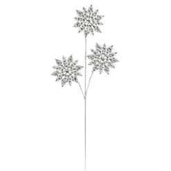 Raz Imports Raz 25" Gem Snowflake Spray Christmas Tree Accessory F4517629 Hot