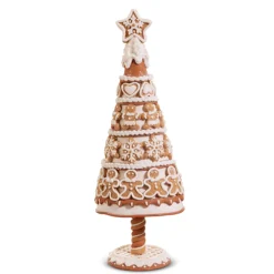 Raz Imports Raz 14" Gingerbread Cookie Tree Christmas Decoration 4416147
